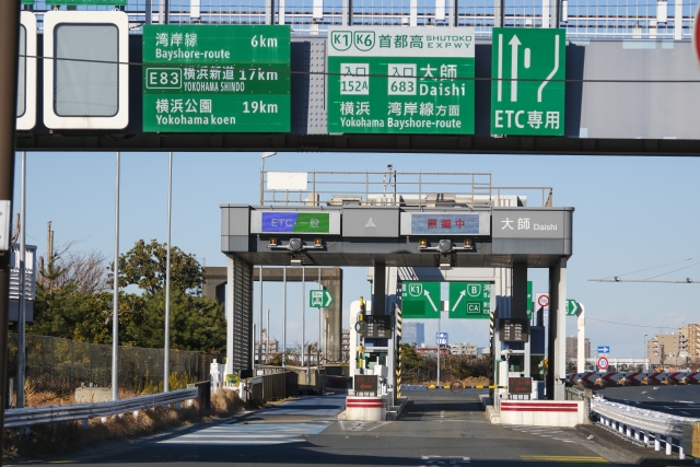 レンタカーでの高速道路走行