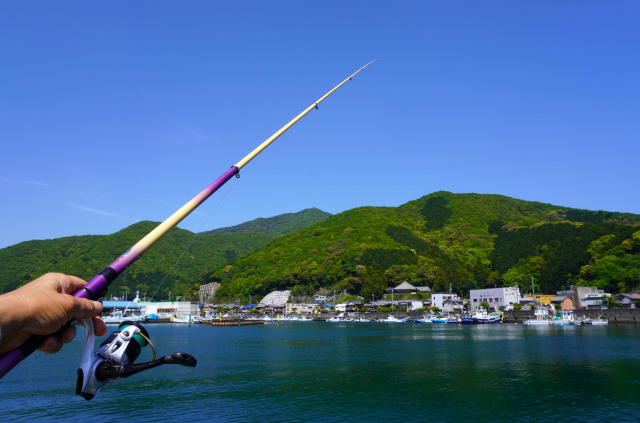 レンタカーでの釣りを楽しむ