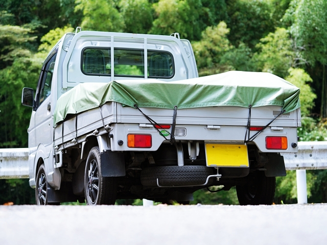 荷物の雨濡れ対策が必要